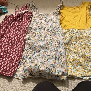 Girls dresses - 3 items - brands Carter’s old navy primark size 6